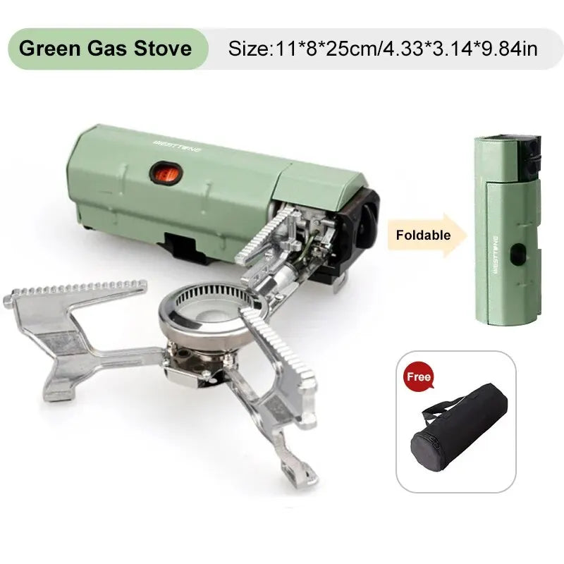 2670W portable camping gas stove with foldable design